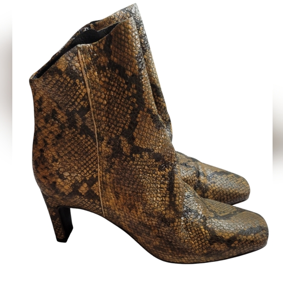 Free People Cybill Boots Ankle Tan Smooth Slouchy Leather Size 38 EU 7.5/8 US - Picture 8 of 14